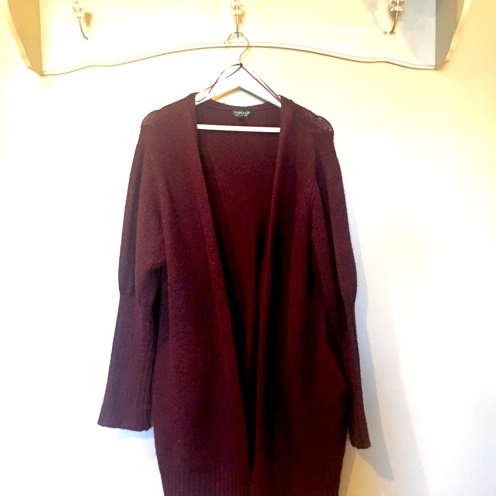 Topshop Open Front Cardigan